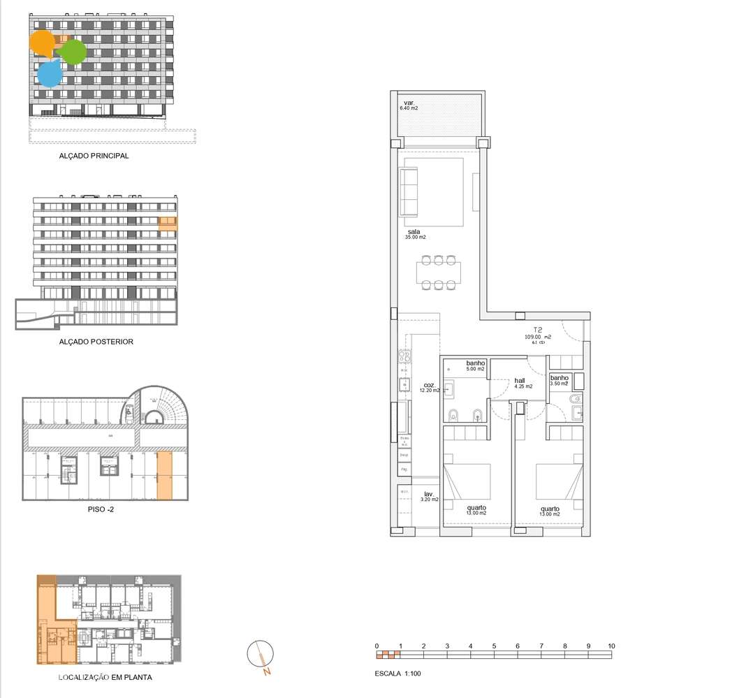 Apartamento T2 novo c/ terraço e 2 lugares de garagem-31