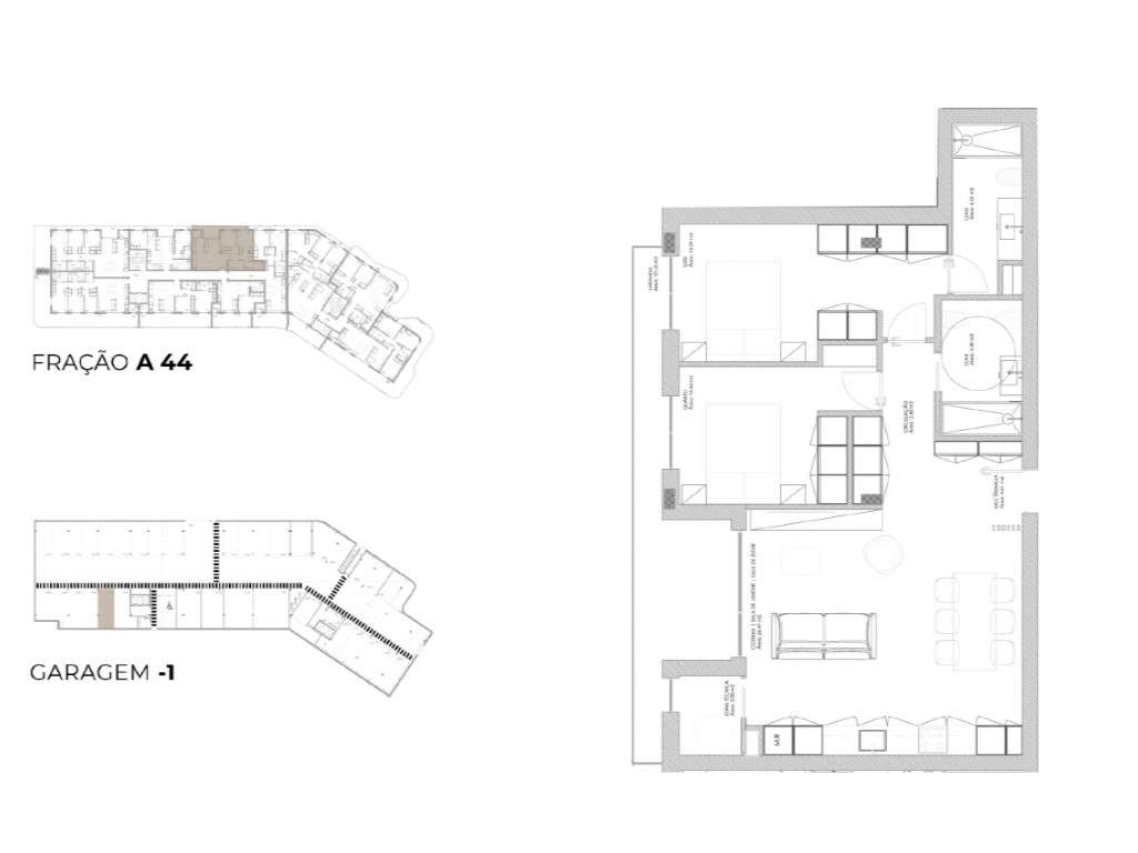 Apartamento T2 | Empreendimento Gaia Premium - Bloco A-7