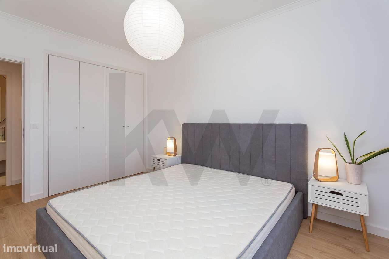 ARRENDAMENTO: T2 remodelado e mobilado em São Marcos, com muita luz na - Grande imagem: 4/19