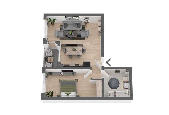 Apartament 2 camere, TVA inclus - Imagine principală: 2/9