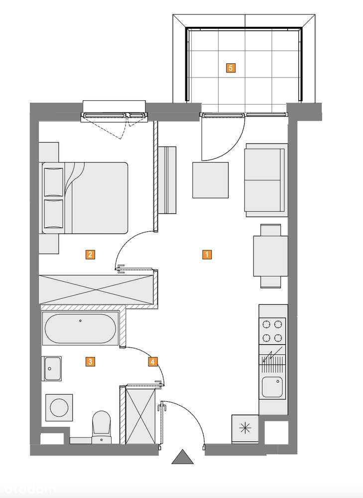 2 pokojowe mieszkanie Bielany. PROMOCJA! - Pełny obrazek: 5/5
