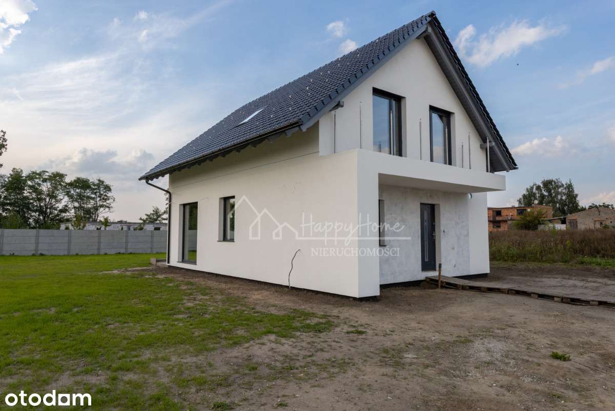 Nowoczesny dom wolnostojący w Kępie—Cicha okolica-9