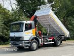 Mercedes-Benz MERCEDES ATEGO 1833 Kiper Wywrotka 4x2 Kran PALFINGER PK 12500 BARDZO DOBRY STAN - 28