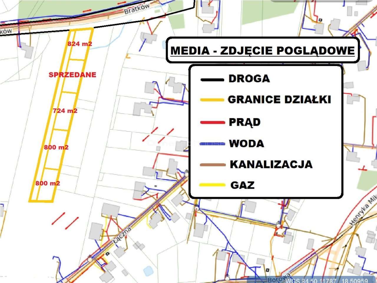 Parcela 800 m² blisko zalewu  Orzepowice - Pełny obrazek: 2/7