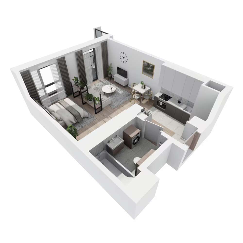 JASNE Nowe 41m Mieszkanie 2 pokojowe JEŻYCE - Pełny obrazek: 5/10