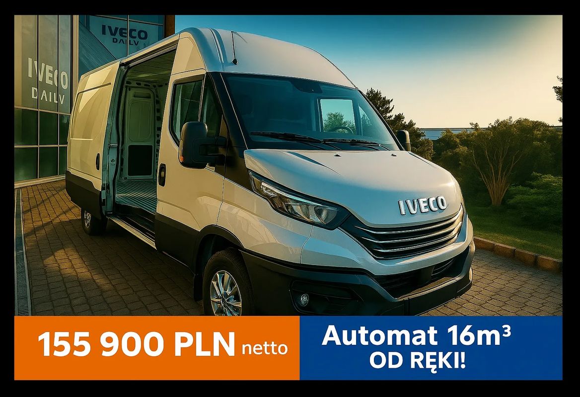 Iveco 35S18A8V 16M3 AUTOMAT Paka Gigant, Full opcja, cena...OKAZJA - OD RĘKI!