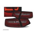 FAROLINS TRASEIROS PARA AUDI A6 4F 08-11 LIGHT BAR VERMELHO FUMADO - 1