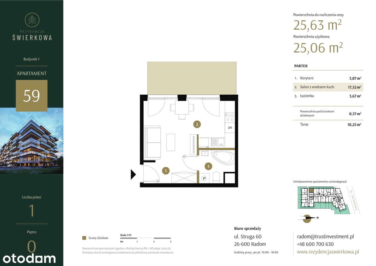 Rezydencja Świerkowa | mieszkanie 1-pok. | 59 - Pełny obrazek: 3/8