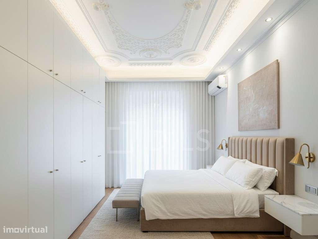 Apartamento T4 renovado nas Avenidas Novas em Lisboa com varanda - Grande imagem: 3/26