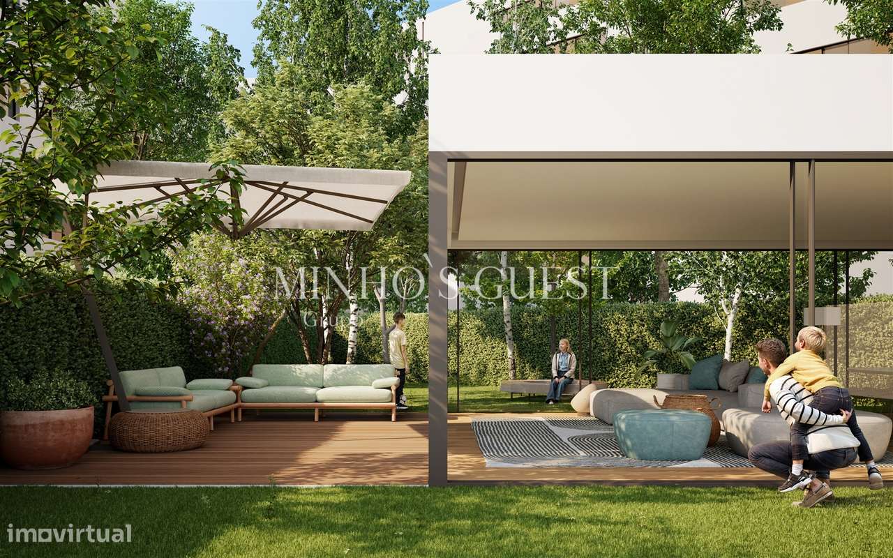 Apartamento T3 com Vista Mar e Jardim Privativo – Vila do Conde-1