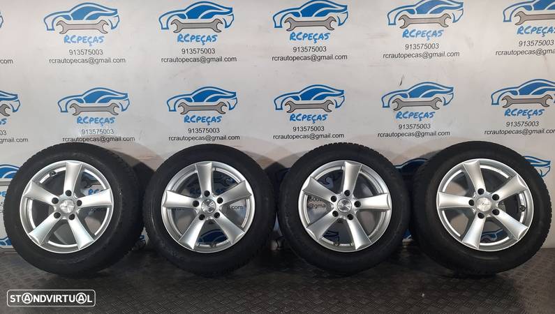 JANTES ORIGINAIS BMW DEZENT TX 16 POLEGADAS 7J ET31 5X120 BMW SERIE 1 E81 E82 E87 E88 SERIE 3 E90 E91 E92 E93 F30 F31 F36 - 6