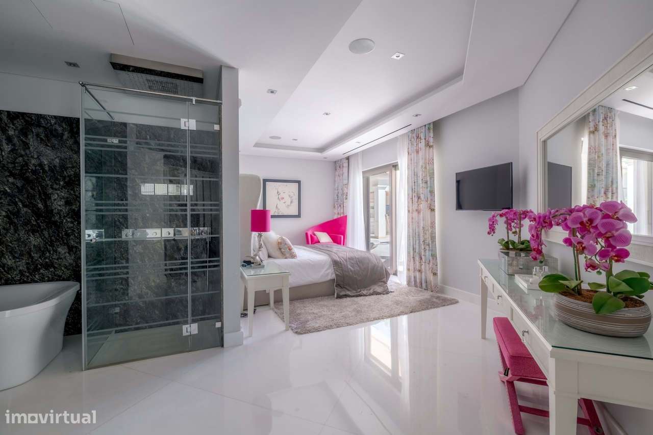 Moradia de luxo com vista mar e golfe-46