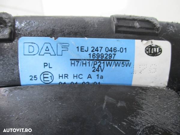 Far stanga DAF LF / CF / XF an 2002 2003 2004 cod 1EJ247046-01 - 2