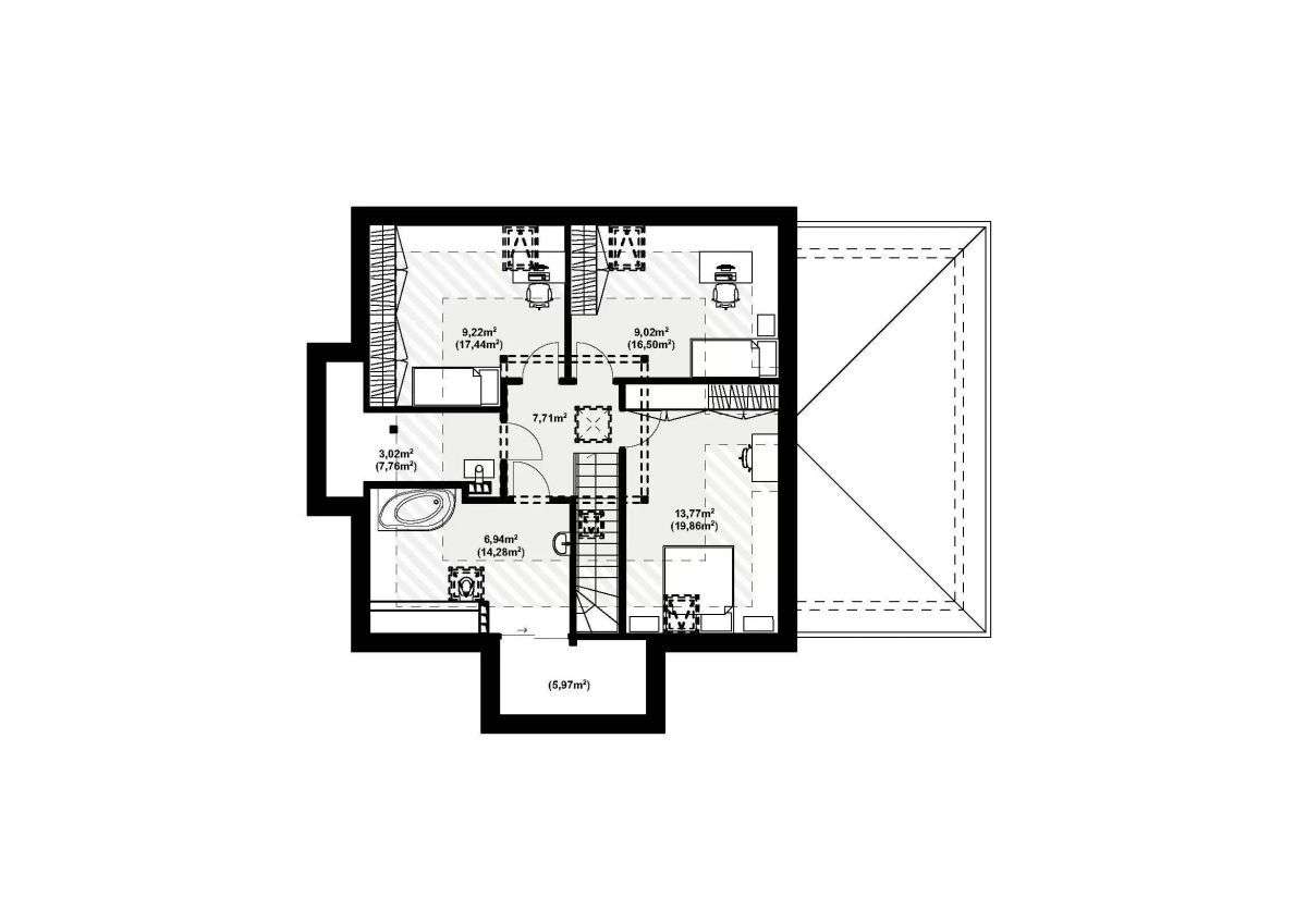 Ulica Grudniowa dom Diament E z garażem-10