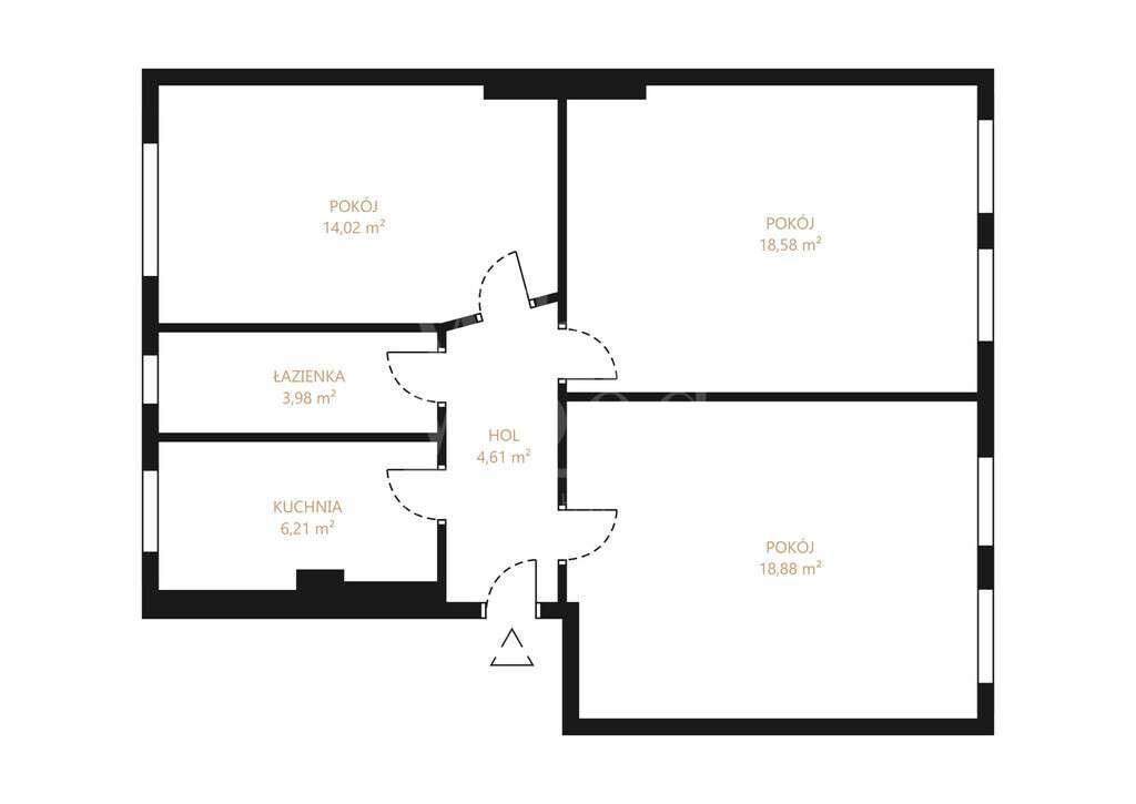 Po remoncie - 3 niezależne pokoje | gotowe - Pełny obrazek: 4/5
