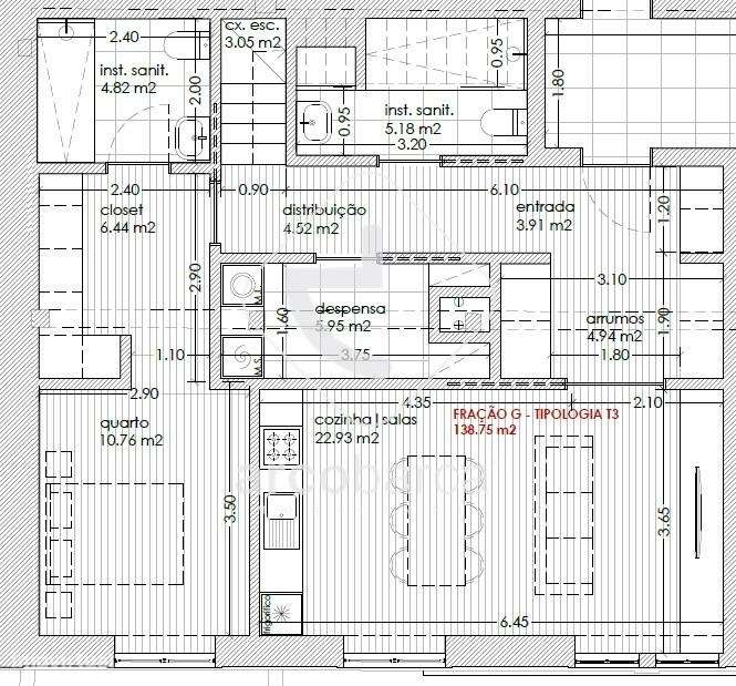 T3 Duplex no centro de Arcos de Valdevez - Grande imagem: 4/10