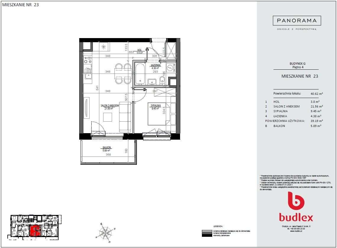 Słoneczne 2 pokojowe mieszkanie - Osiedle Panorama-14