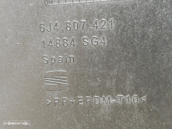 PARACHOQUES TRASEIRO TRÁS ORIGINAL SEAT IBIZA IV 6J 6J5 6J4807421 PARA-CHOQUES PARA CHOQUES - 8