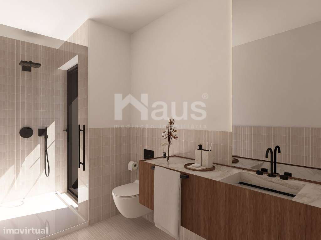 Moradia Geminada T3 com logradouro em fase de construção-25