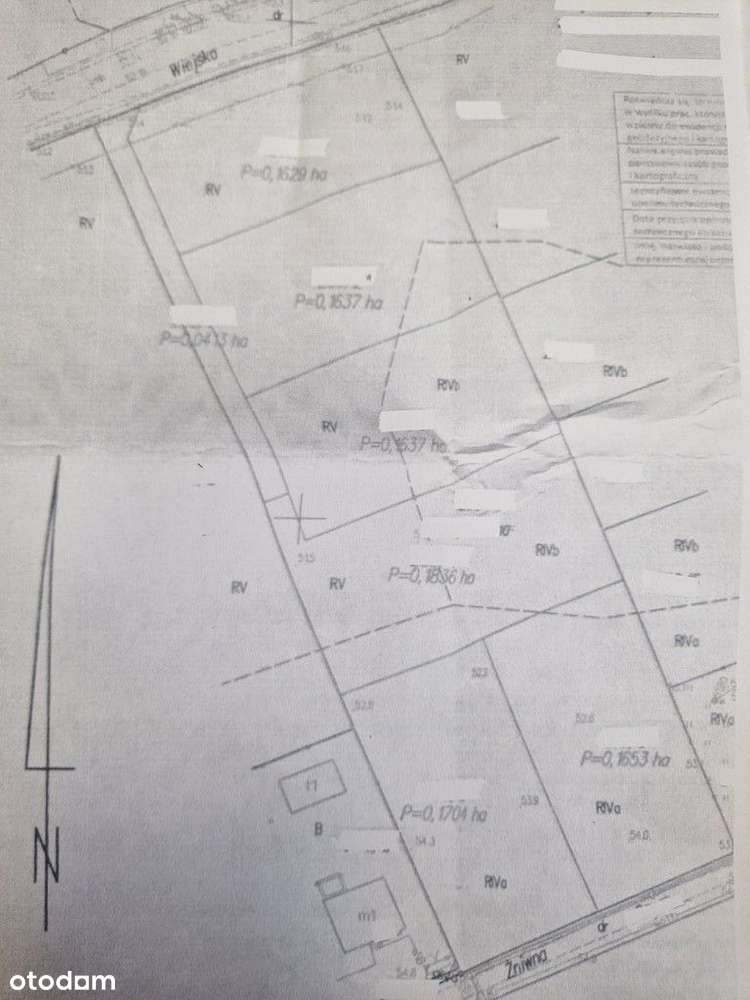 6 działek z planem zagospodarowania w Santocku - Pełny obrazek: 3/3