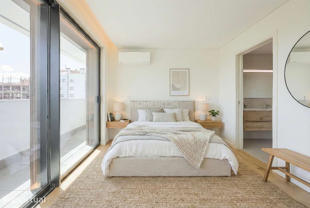 T2+1 de Design Moderno com Varanda | Localização Privilegiada-5