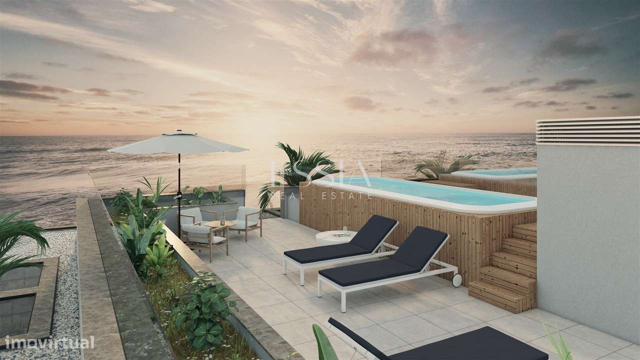 T4 com Rooftop de 76 m2, SwimSpa Vistas Mar em Canidelo-3