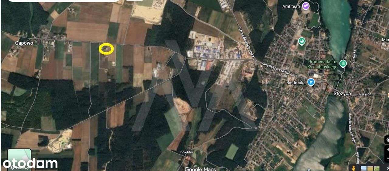 Działka 1217 M2, Gapowo, Gm. Stężyca, Mpzp, Asfalt - Pełny obrazek: 4/10