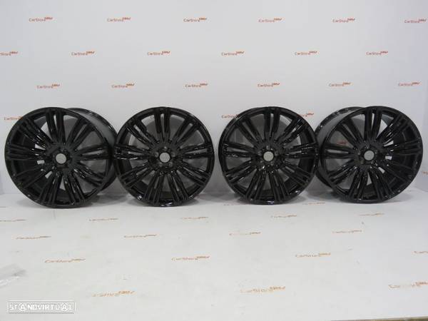 Jantes Look Range Rover Velar 22" x 9.5 et 45 5x108 Preto Brilhante - 2