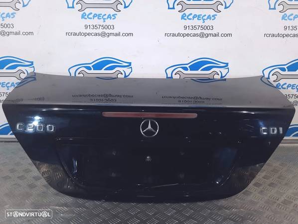 PORTA TAMPA MALA MERCEDES BENZ CLASS C W203 SEDAN CARRO 2037500675 FECHO PUXADOR 3°STOP - 1