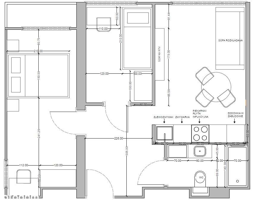 Mieszkanie 47m² ✮ Gotowe Po remoncie ✮ 3pokoje ✮ Balkon-13