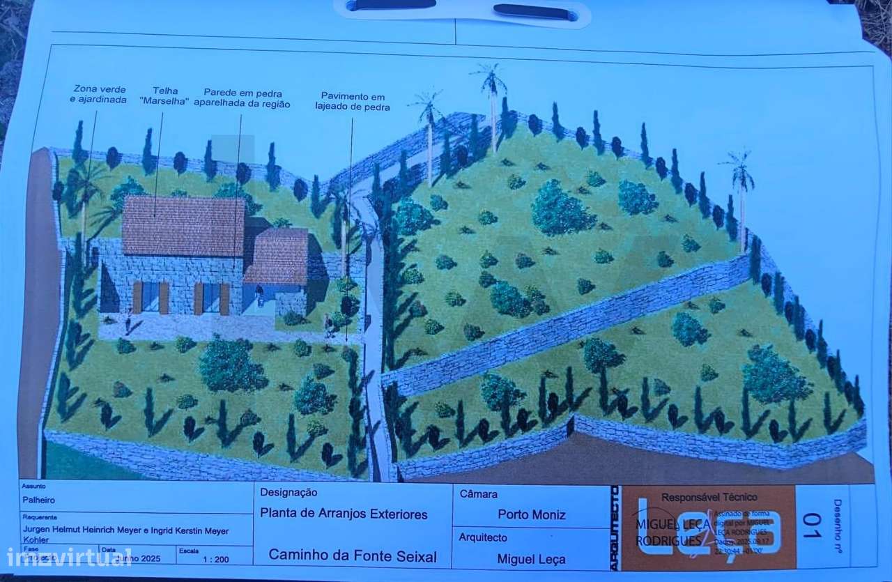 Terreno Rústico no Seixal com Projeto approvado para palheiro – Porto - Grande imagem: 4/13