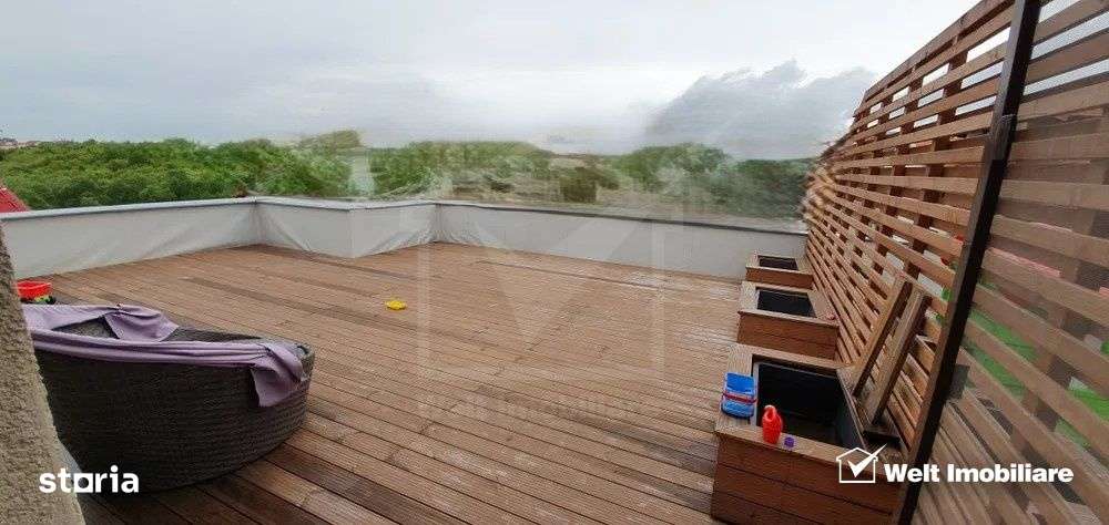 Penthouse pe doua nivele, terasa 65mp, parcare, garaj, Zorilor, Europa - Imagine principală: 1/8