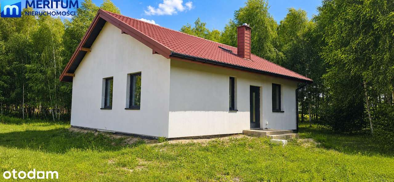 Dom parterowy ok.80m , po za strefą CPK,