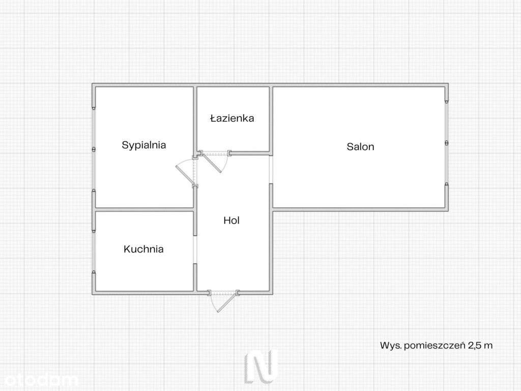 Rozkładowe dwupokojowe mieszkanie na sprzedaż!-13