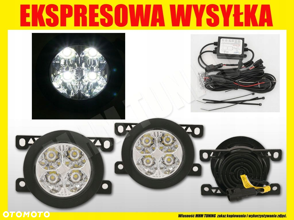 Led Drl światła dzienne Opel Peugeot Renault Subaru Suzuki Toyota Ford - 2