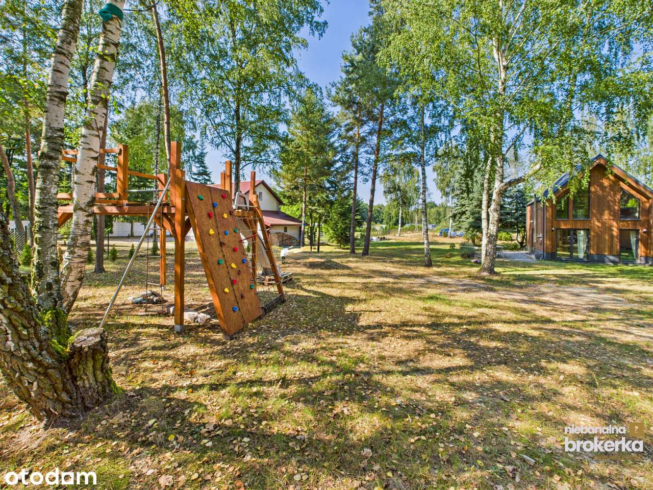 Oaza spokoju z 2 domami. Jacuzzi, tyrolka! Blisko W-wy.-13