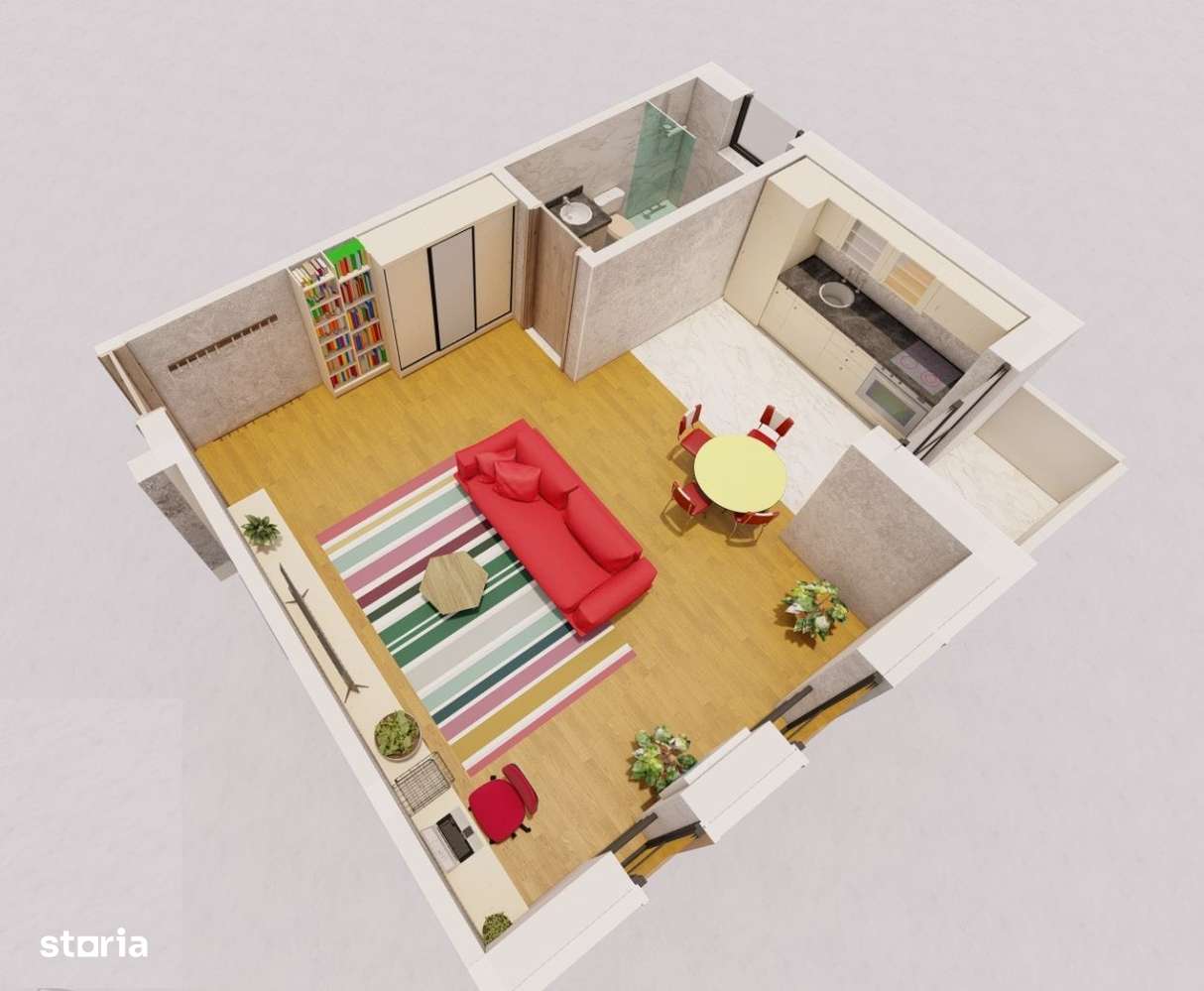 IMI Residence - Comision 0 - Apartament cu o camera, 38 mp - Imagine principală: 4/11