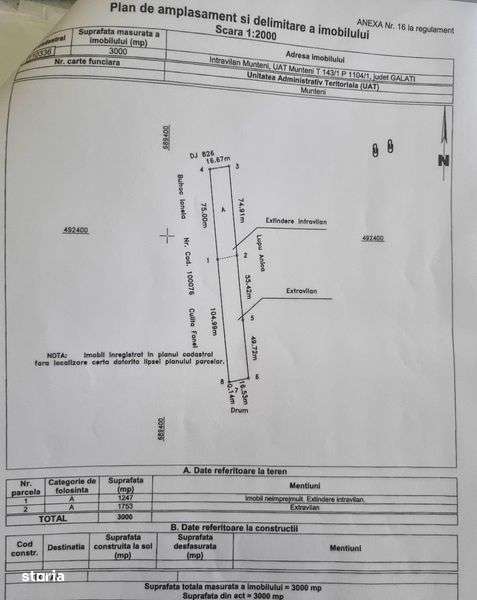 Teren de vanzare Tiganesti Judetul Galati - Imagine principală: 4/4