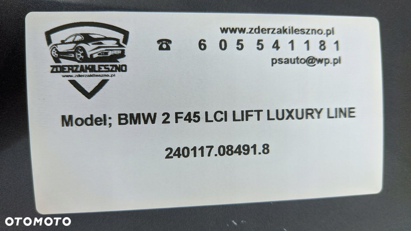 Zderzak przedni BMW 2 F45 F46 LCI LIFT LUXURY LINE - 13