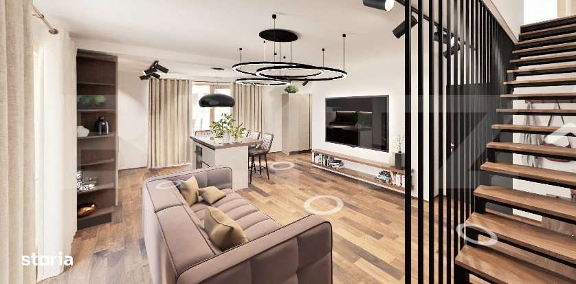 Penthouse LUX, 81mp, 2 nivele, bloc nou cu view, Grigorescu - Imagine principală: 2/12