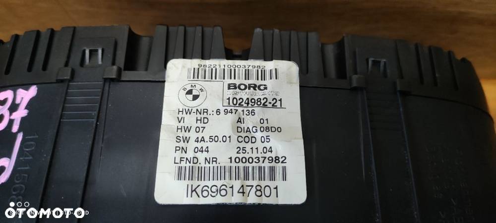 Licznik zegary BMW e87 e81 2.0d anglik 1024982 - 4