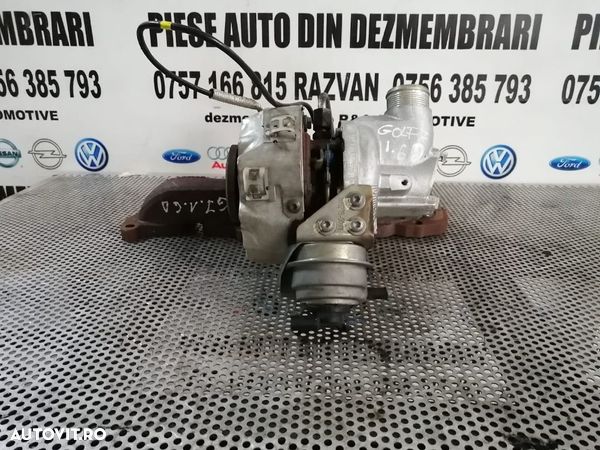 Turbo Turbina VW Golf 7 VII Passat Touran 1.6 Tdi Euro 5 Motor CLH CXX CRC - 1