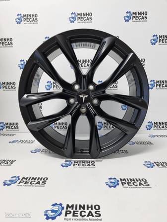 Jantes Tesla Model 3 T Sportline em 21 (5x120) Matt Black - 8