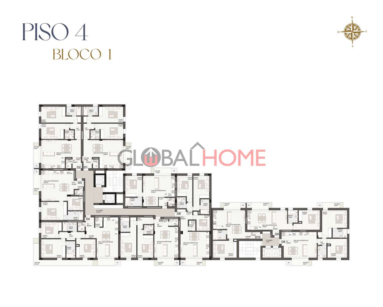 Apartamentos T2 – Empreendimento Oporto Plaza-21