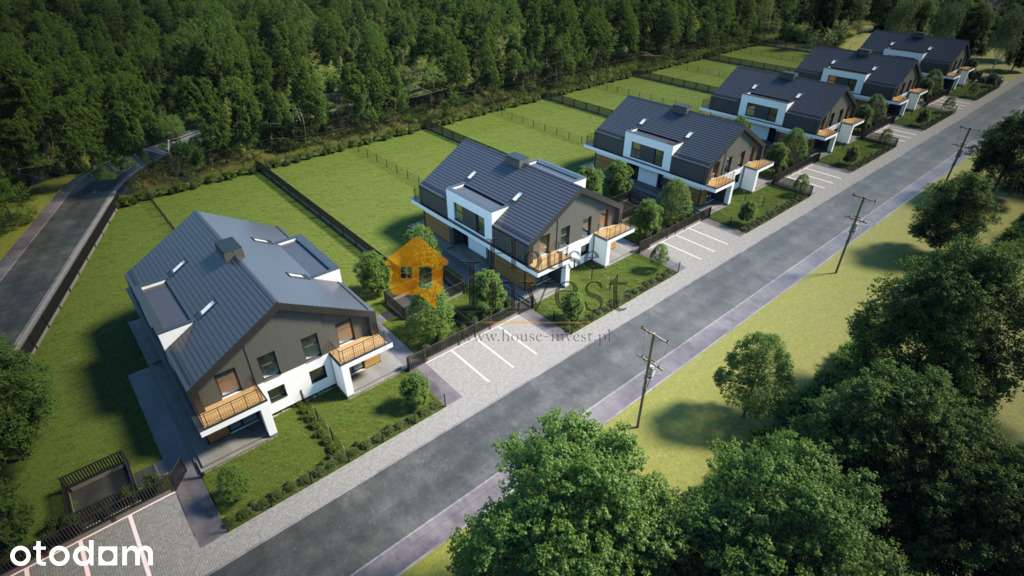 Nowe bliźniaki 75 m² Zielona-Oaza