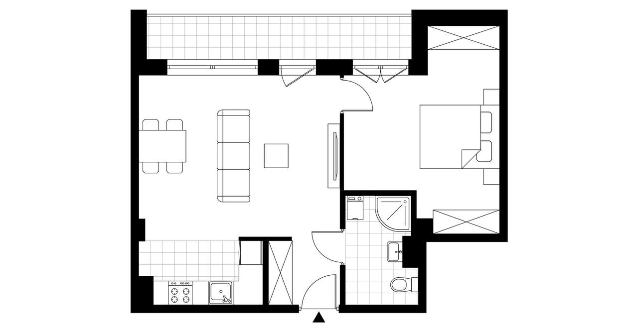 Aura Towers | mieszkanie A_4.42U - Pełny obrazek: 4/9