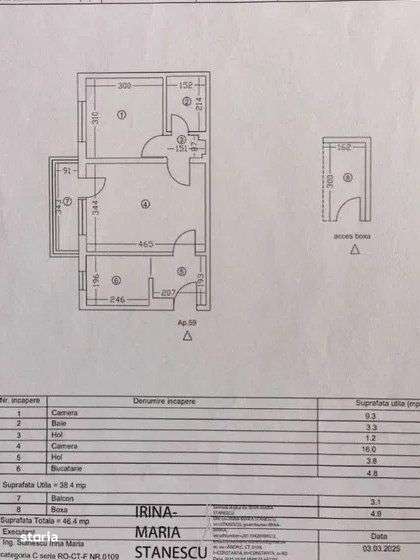 Apartament 2 camere – Tomis Nord / Campus – la 2 minute de Penny M-5