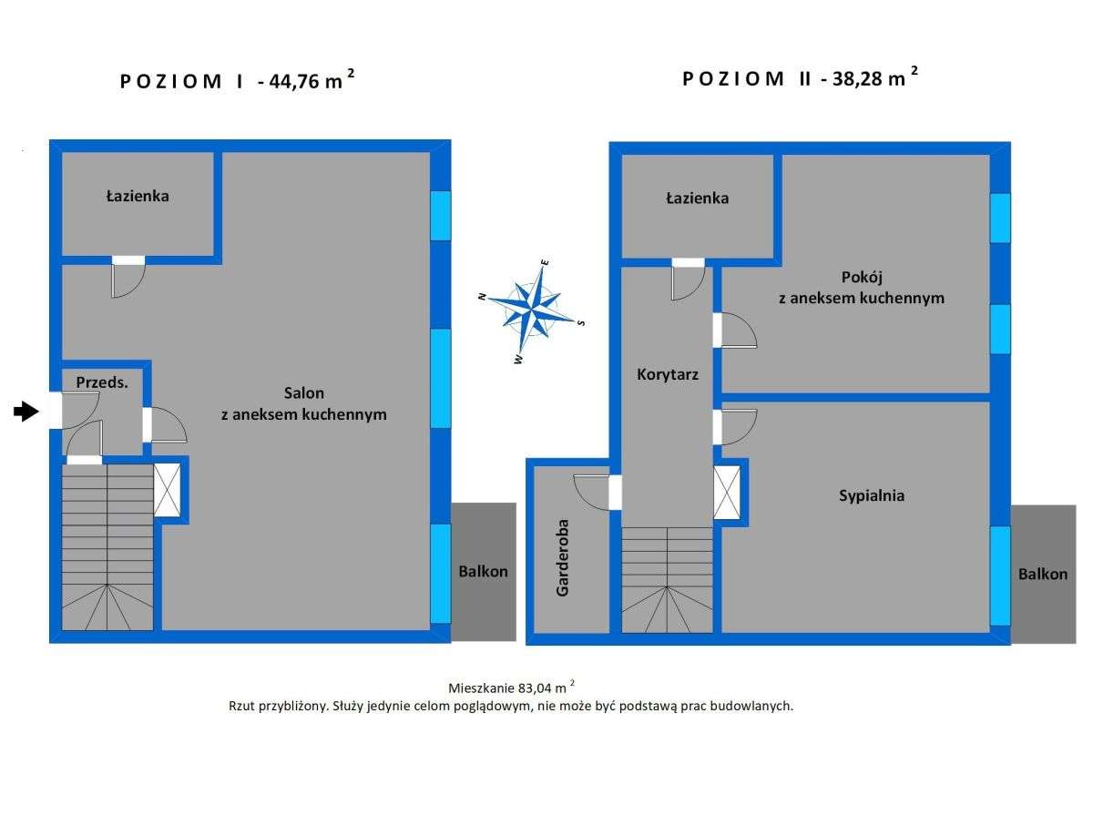 Nowoczesne, blisko plaży, 2poziomy,balkon, parking-17