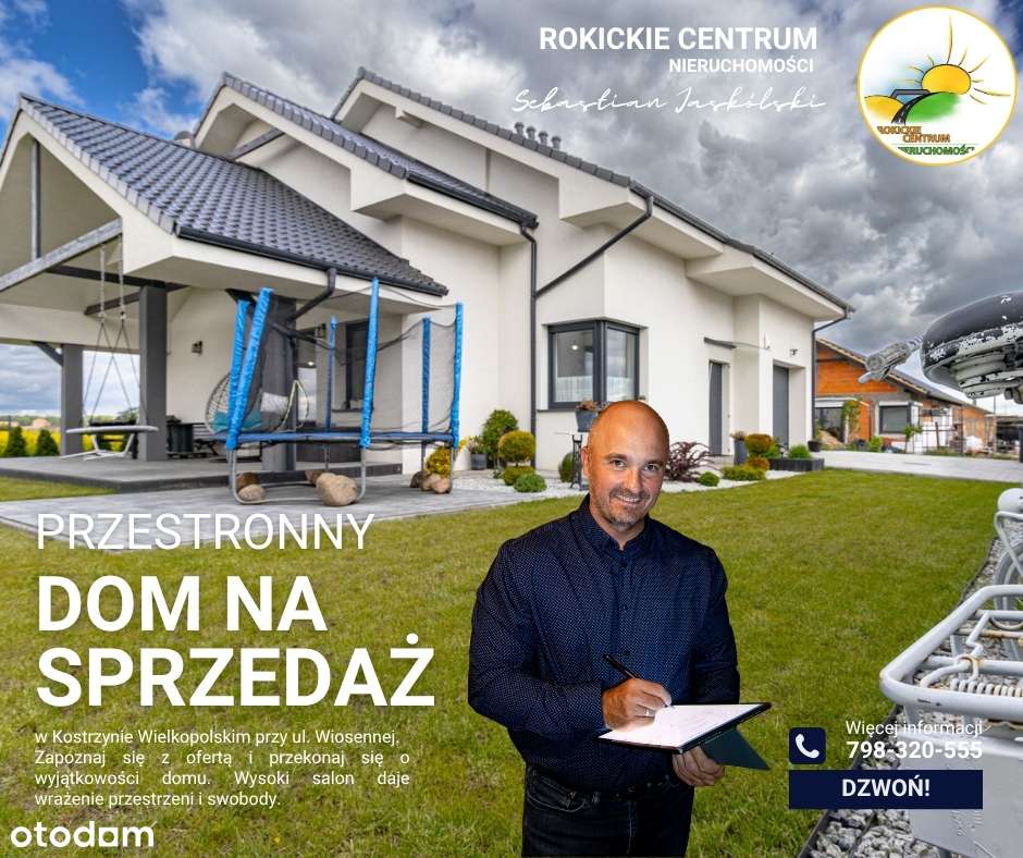 Kostrzyn I wolnostojący I przestrzeń salonu! I 0% prowizji!
