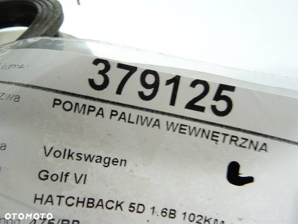 POMPA PALIWA WEWNĘTRZNA VW GOLF VI (5K1) 2008 - 2014 1.6 75 kW [102 KM] benzyna 2008 - 2012 - 4